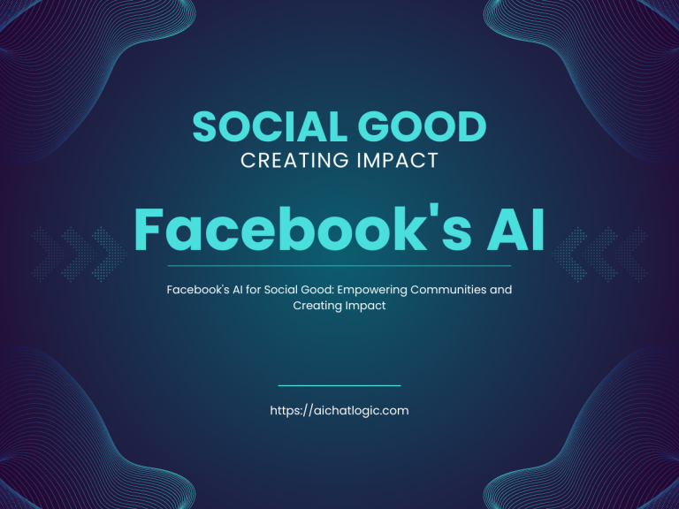 Facebook’s AI for Social Good: Empowering Communities and Creating Impact